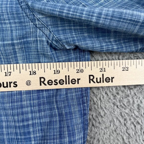 Armani Exchange Button Down Shirt Mens Medium 100% Cotton Luxury - Picture 6 of 6